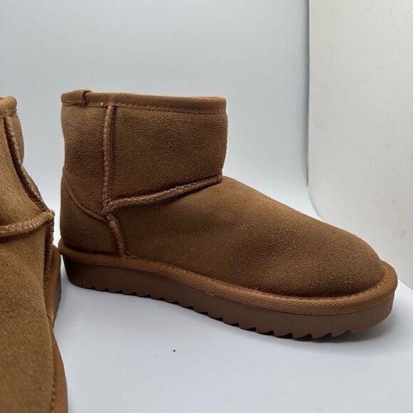 CUSHIONAIRE Cozy Boot 5 CHESTNUT - Picture 6 of 7